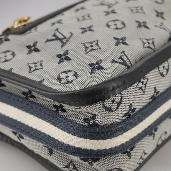 Louis Vuitton Mini Lin Blue Canvas Clutch Bag (Pre-Owned) - Picture 6 of 16